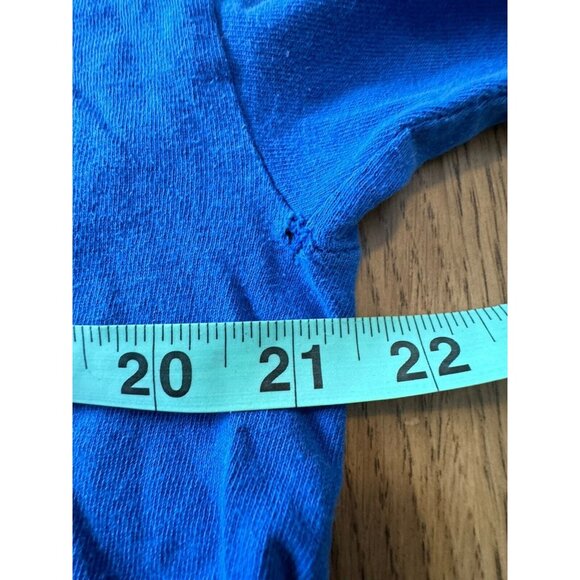 Ryne Sandberg Blue T SHIRT Jersey Chicago Cubs #23 Adult Measured Cooperstown - Picture 7 of 11